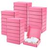 30pcs Cardboard Paper Packaging Boxes Mailer Boxes Rectangle Hot Pink 13.8x9.1x3.8cm