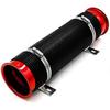 Red Telescopic Flexible Air Intake Hose 3 Inch 76mm Adjustable
