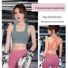 Juyitang Women's High-Strength Shockproof Sports Bra for Running, Yoga, and Fitness