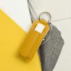 1pc PU Leather Lipstick Keychain Bag Simple Key Ring Holder Colorful Gifts Lip Balm Case Keyring Bag Keychain Display