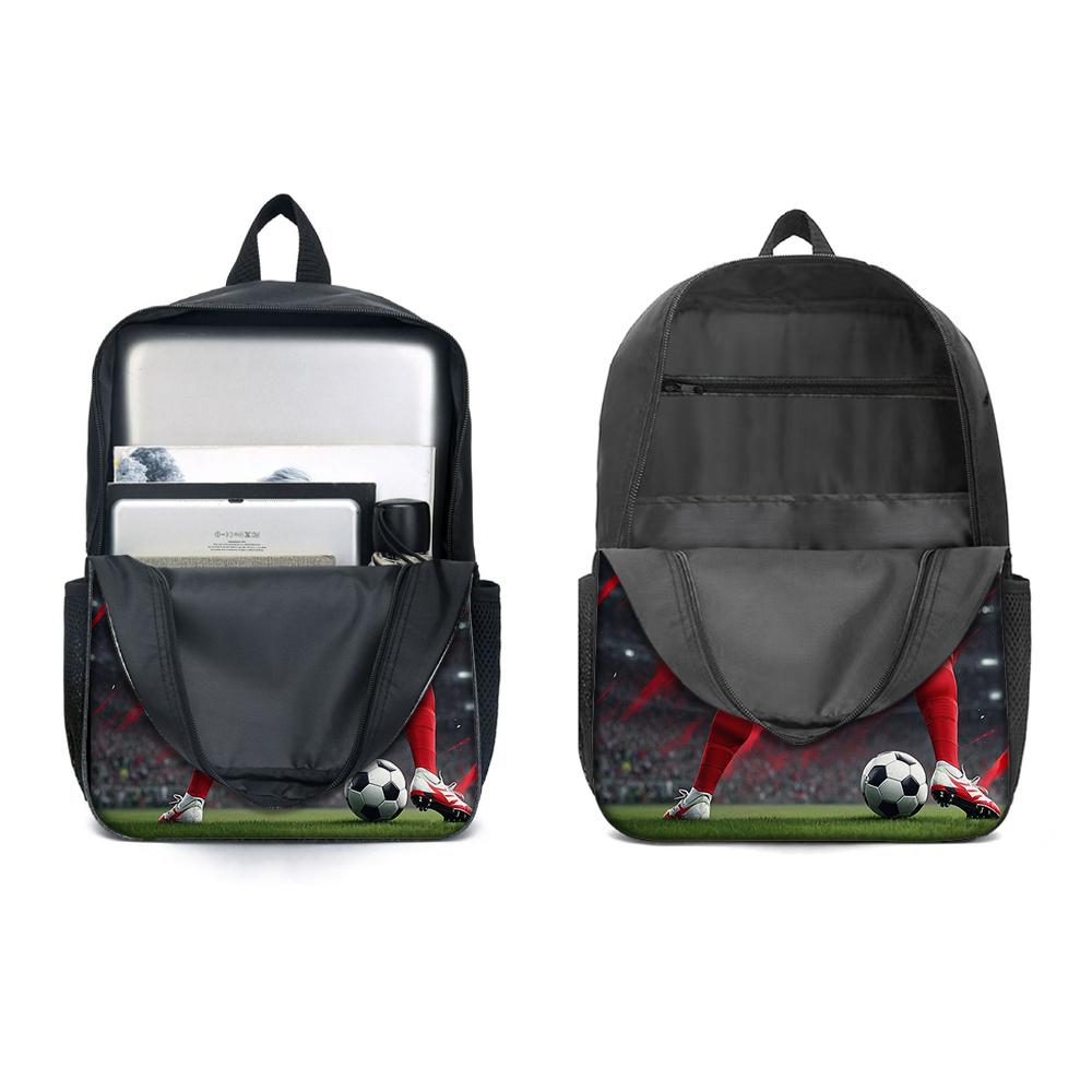 3PCS CR7 Soccer Star Pattern Backpack Set – Large-Capacity Casual Backpack with Matching Clutch & Tote Bag, Perfect for Daily