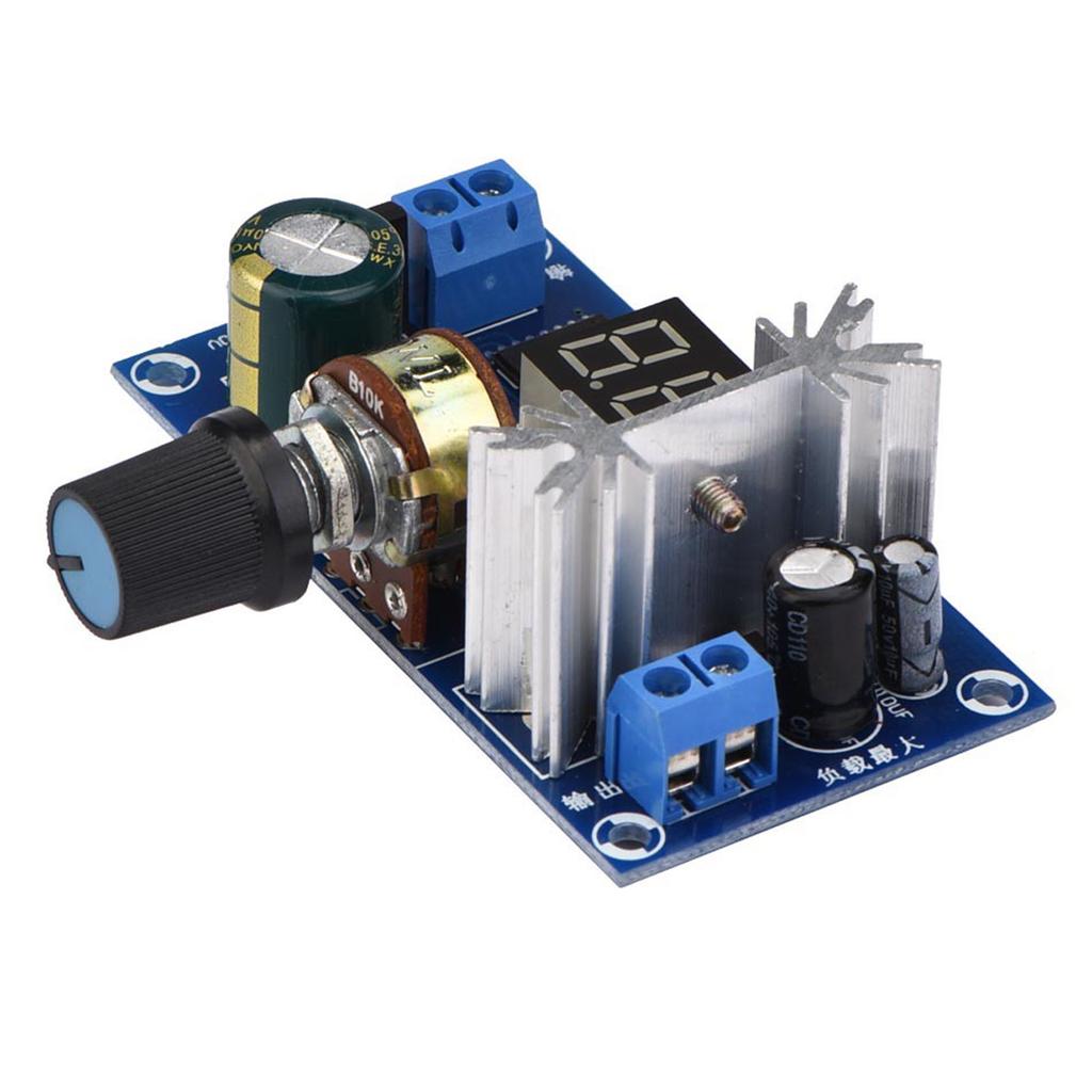 LM317 Adjustable Voltage Regulator Power Supply Board Digital Voltage Display