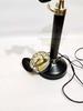 Vintage Western Telephone With Rotary Dial - Brass Rustic Landline Telephones