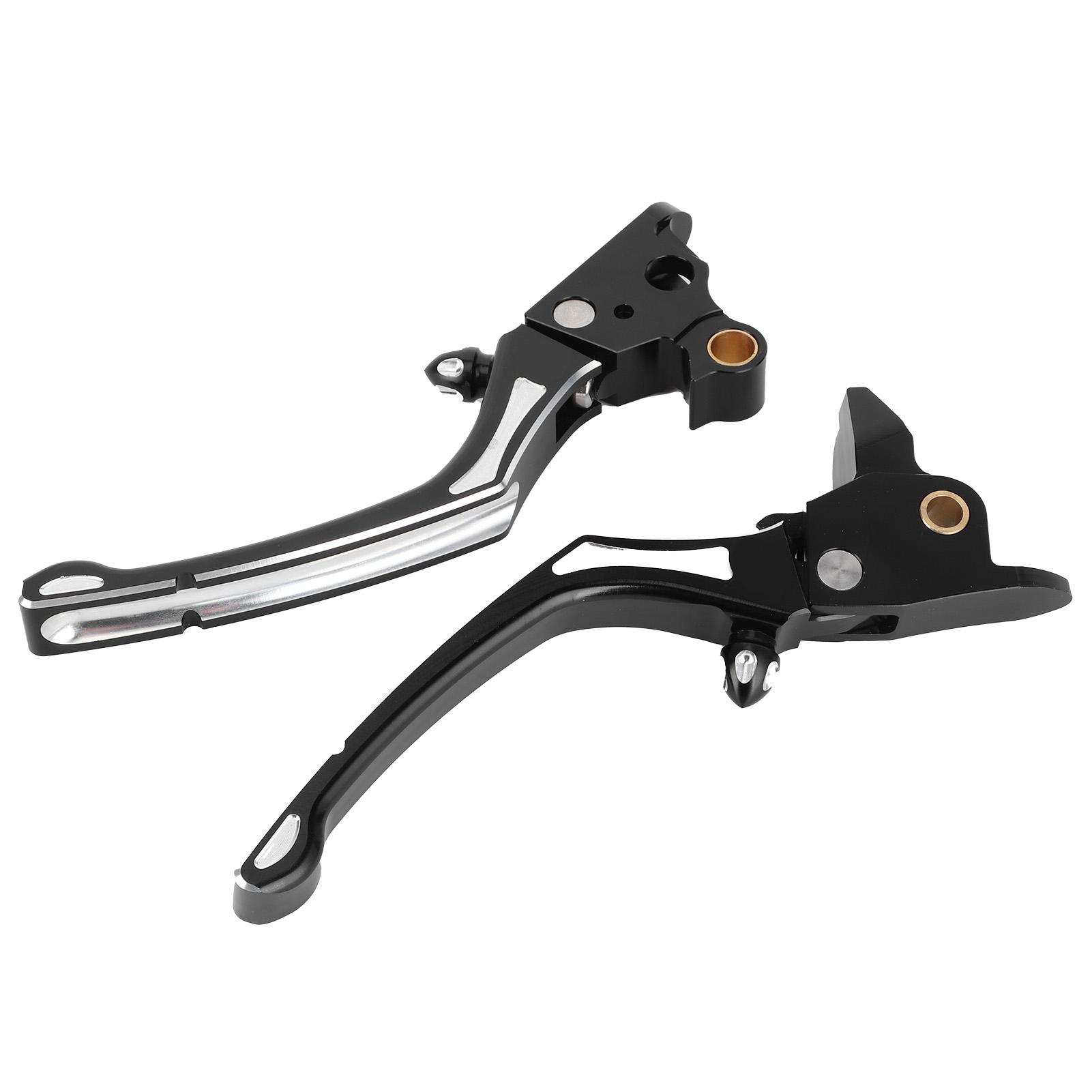 

2Pcs Motorcycle Brake Clutch Levers Adjustable Fit for Touring FLHT FLHX FLTR FLHR