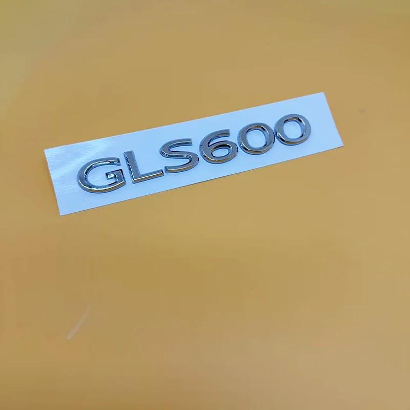 New Chrome Black GLS480 GLS600 V12 Letters Emblem for Mercedes Benz Maybach Car Fender Trunk Rear X167 Logo Sticker Accessories
