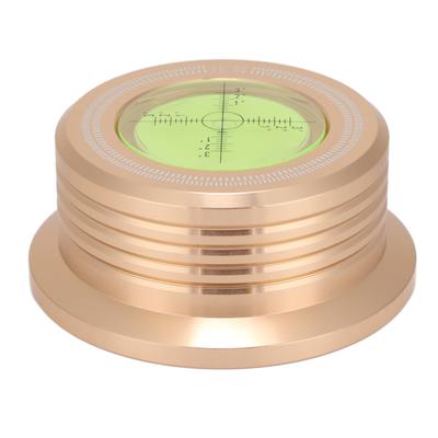 Plattenspieler-Stabilisator, 50 Hz, Schallplattenklemme, Schallplattengewicht-Stabilisator mit Wasserwaage, Geschwindigkeitserkennung