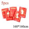 5pcs Disposable New Year Table Cloth Wash-Free Oil-proof Waterproof Tablecloth Horse Year Decoration Table Cover