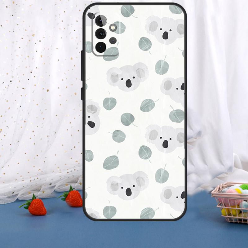 Koala and Eucalyptus For Samsung Galaxy A36 A26 A16 A05 A06 A54 A34 A14 A22 A32 A52 A55 A35 A15 A53 A13 A56 Case
