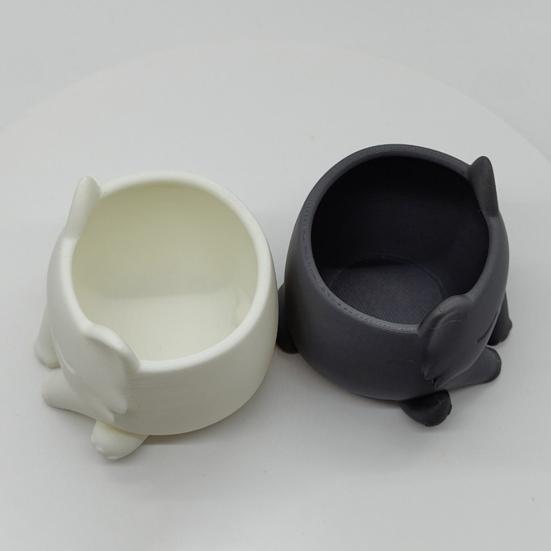 Yousheng 3D Printed Cat Planter Pot Indoor Outdoor Animal Shape Succulents Herb Plants Flower Pot Container Home Balcony Garden Decoration