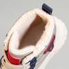 High Top Breathable and Non Slip Shoes for Autumn and Winter Women, Warm High Top with Plush Thick Sole, Height Increasing Cotton Shoes