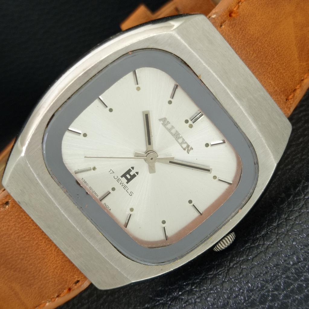 

ALLWYN 6300A HAND-WINDING INDIA MENS VINTAGE ORIGINAL DIAL WATCH a706122-1
