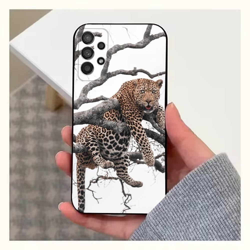 Cool Leopard  Case For Samsung S10,Plus,S9,S22,S25,Ultra,S24,S21,S20,S23,FE,Lite,Soft Silicone Black