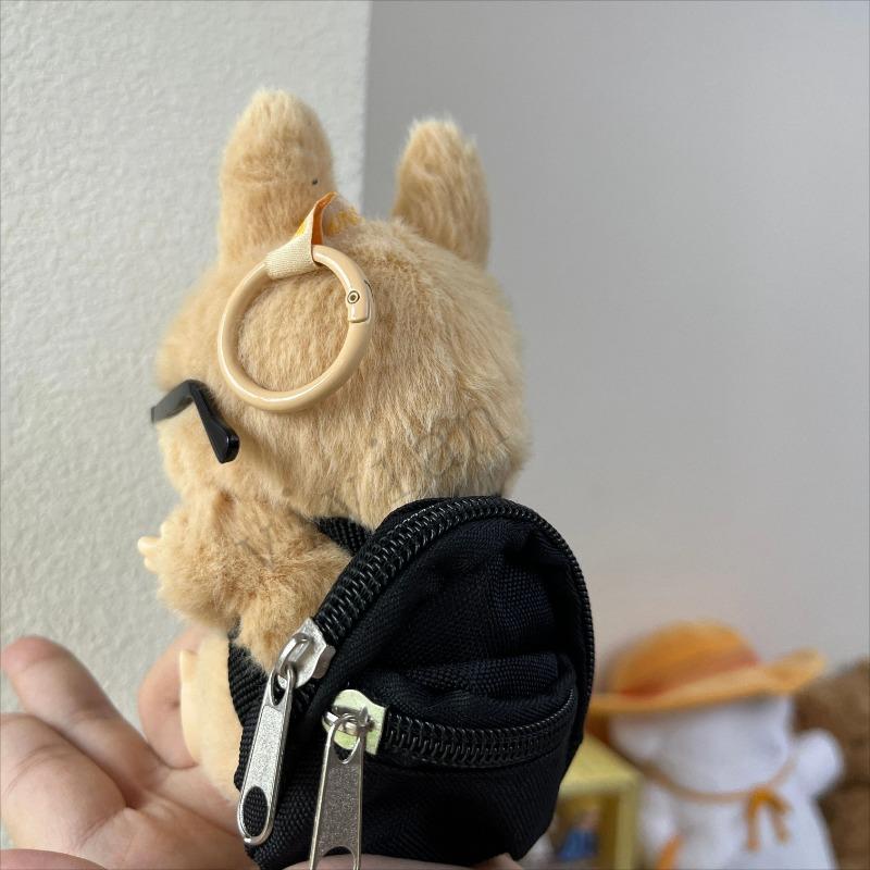 Mini Doll'S Clothes Outfit Accessories For Ropa Labubu Idol 10cm Cotton Doll 1/6 BJD Canva Backpack Glasses Hat Clothing Gift