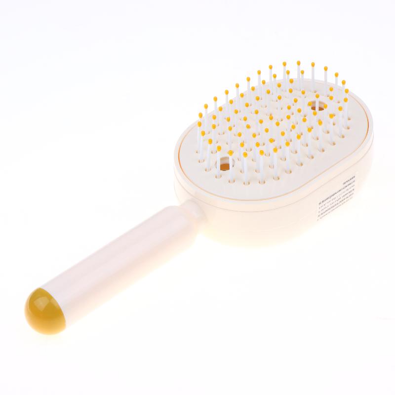 Electric Spray Hair Brush 2-In-1 Misting Hair Brush With Water Spray Reduce Frizz Anti-Static Retractable Steam Massage Comb
