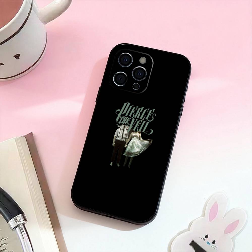 

P-Pierce the V-Veil Band Phone Case Silicone Soft For IPhone 17,16,15,14,13,12,11,XS,Plus Pro Max iPhone17promax