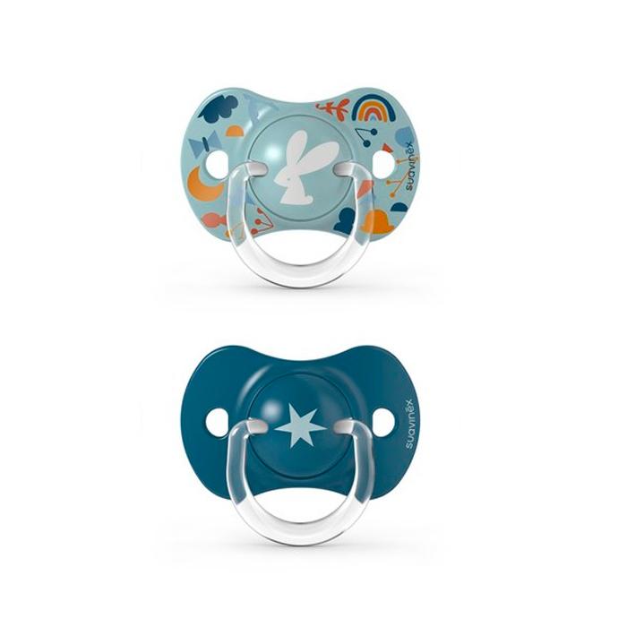 

Силиконовая пустышка Suavinex Fisiolico +18M 2u