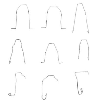 9 Stück Lampenhaltefederklemmen Universal Edelstahl Scheinwerfer Abblendlicht Fernlicht Lampenfassungsklemmen für H1 H3 H4 H7