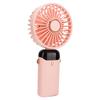 Neck Fan 5 Speed Mode Strong Airflow LED Battery Indicator Detachable Hands Free USB Handheld Fan