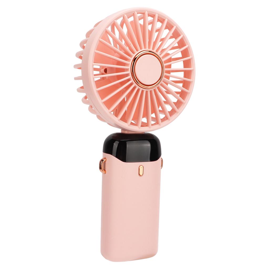 Neck Fan 5 Speed Mode Strong Airflow LED Battery Indicator Detachable Hands Free USB Handheld Fan