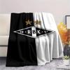 1PC Rosenborg Ballklubb Print Flannel Blanket, High Quality Comfortable for All Seasons, Home Decor, Warmth and Comfort, Perfect for Christmas Gifts