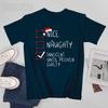Unisex Unisex Nice Naughty Innocent Until Proven Guilty Christmas List Tshirt Tees T Shirts WoUnisex Boys 100 Cotton TShirt