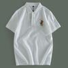 My High-End Line ~ Export Orders Cut the Tag Off Business Short Sleeve Polo Shirt Men's Pu Shuai Embroidery High-Grade Half Sleeve T-shirt