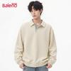 Baleno Men's Casual Knitted Long-Sleeve Polo Sweatshirt