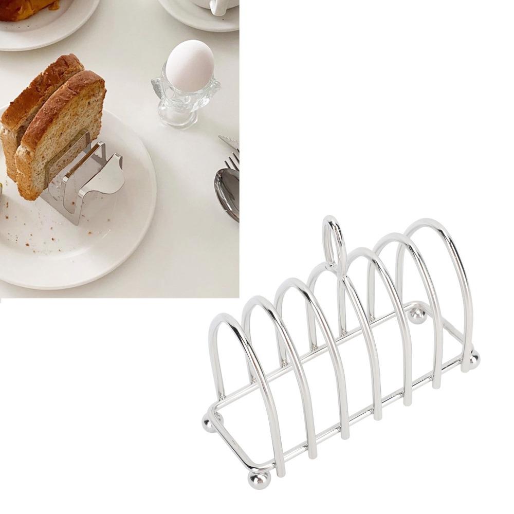 Stainless Steel Toast Rack Easy To Clean Bread Holder Bread Rack  Kitchen Organizer
