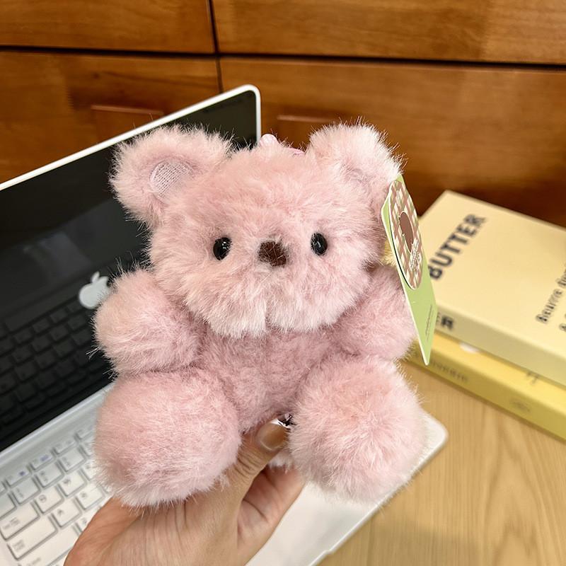 Cute Plush Bear Keychain With Scented Bean Bag Decor For Bags And Gifts