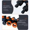 Water Distributor Connector 4Way Hose Spigot Distributor Anti-Drop Water Distributor Hose Splitter Valve Splitter Faucet Adapter