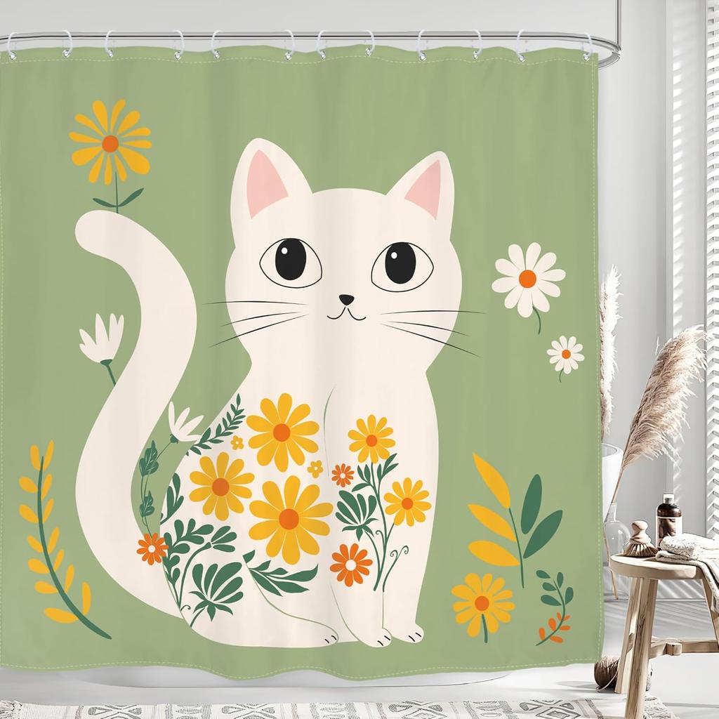 Enchanting Tree of Life Waterproof Shower Curtain - Vibrant Watercolor Design for a Serene and Inspiring Bathroom Decor