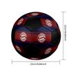 Balón de Fútbol FC Bayern München Colorido Para Todas las Edades Cosido a Máquina PVC Listo para Competición Duradero Alto Rebote. TAMAÑO5