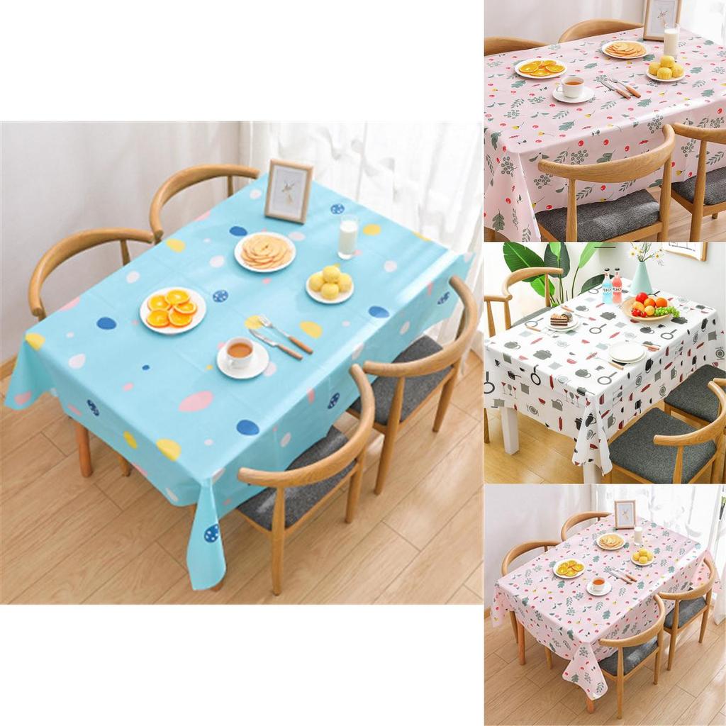Cute Cartoon Peva Tablecloth With Oilproof And Waterproof Features For Easy Cleaning