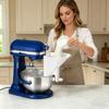Universal Stand Mixer Flour Funnel With Nonslip Base And Wide Mouth Kitchen Accessories Perfect For Cakes And Breads