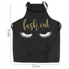 1pcs Eyelash Apron Adult Home Cooking Baking Cleaning Aprons Bibs Women Kitchen Eyelash Extension Supplies Makeup Tools