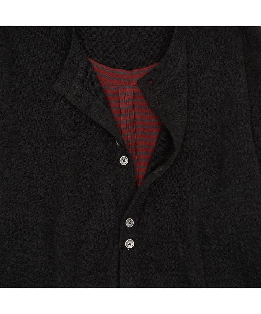 MEA Cardigan Layered L/S [Black]
