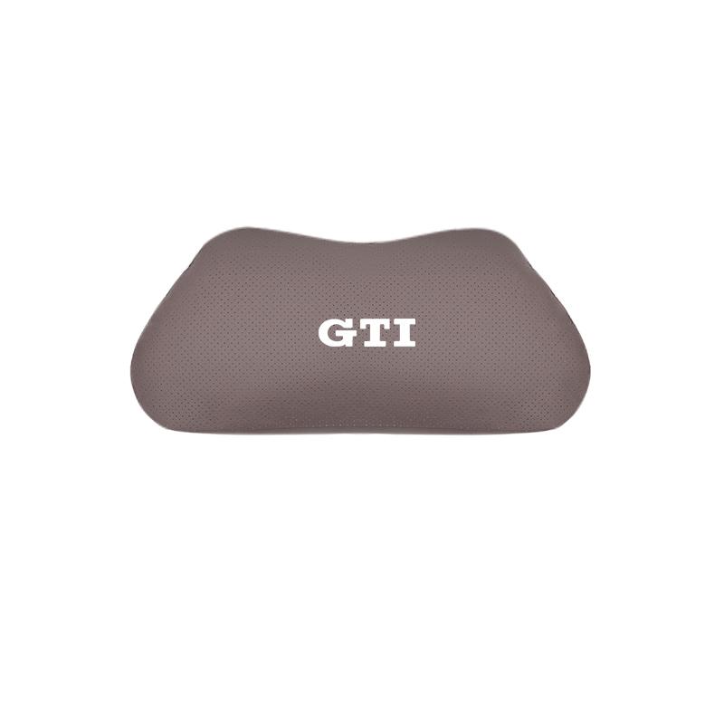 Car Seat Safety Headrest Pad Auto Emblem Neck Pillow For VW Golf T‑Roc Tiguan Polo ID.4 ID.7 Passat T‑Cross Taigo Atlas Beetle