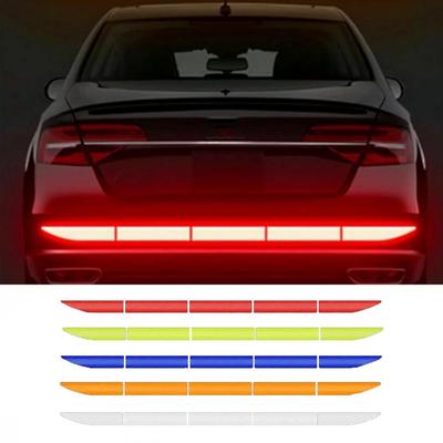 Car Sticker Reflective Warning Safety Tape Anti Collision Warning Reflective Sticker for Automobile Trunk Accessories M0D6