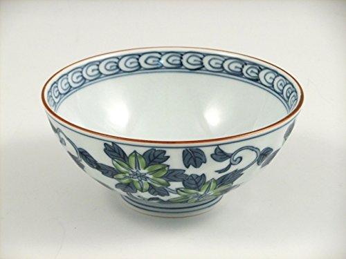 Arita ware Korin kiln dyed brocade iron flower group tea bowl tea 20601 (couple bowl)
