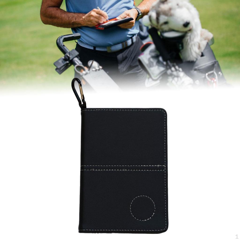 Golf Scorecard Holder ,Yardage Book Cover, Portable , Cover Score Card Notebook for