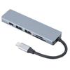 6In1 TypeC Hub Adapter TypeC To HDMI Docking Station Adapter Computer Accessory