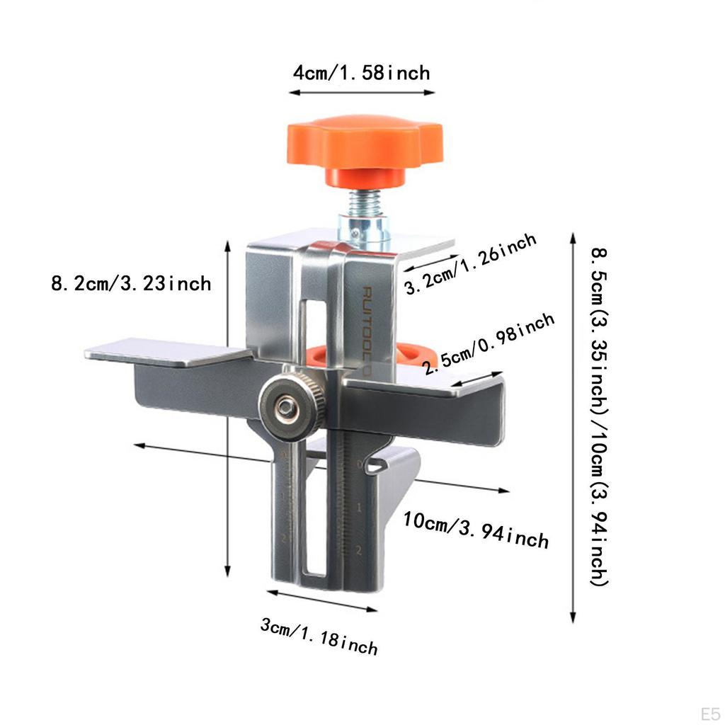 Cabinet Door Installation Positioner 3.3-3.9inch Adjustable for Furniture Projects Universal
