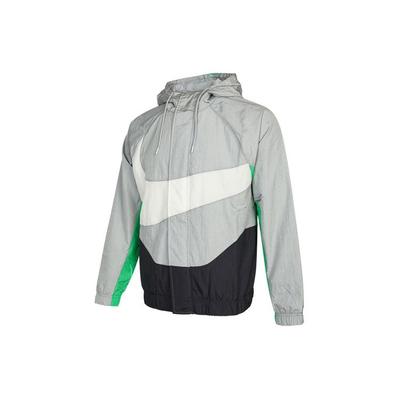 Sportswear Swoosh Color-Block Hooded Woven Jacket Men Outerwear Grey DD5968-077