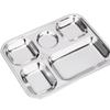 304 Stainless Steel 5-Compartment Lunch Box