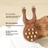 Antistatic Brass Bead Comb Handheld Handheld Comb New Wooden Nose Scraping therapy  Acupoint Therap