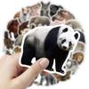 10/25/50 Stück Gemischte Wildtiere Dschungel Tiere Aufkleber Graffiti für Jungen Mädchen DIY Spielzeug Scrapbooking Wasserflasche Handy Kühlschrank
