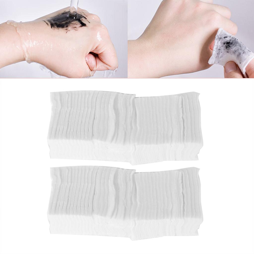 500pcs Natural Makeup Remover Cotton Pad Soft Thicken Cleaning Wipes Cosmetic Tool