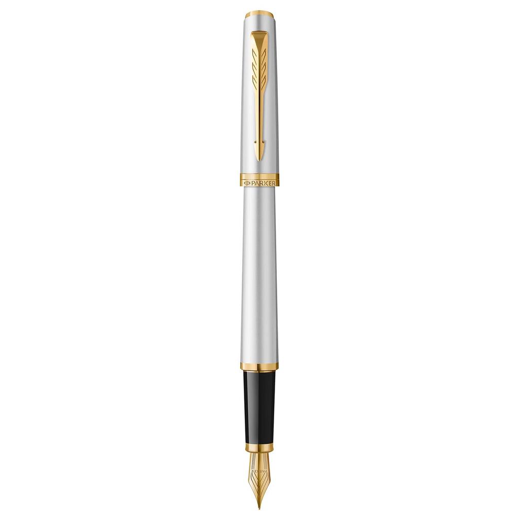 PARKER Meridian Chrome GT Fountain Fine Gift Box Luxury 2232079 Pen, Nib, Included, Gift, Present,