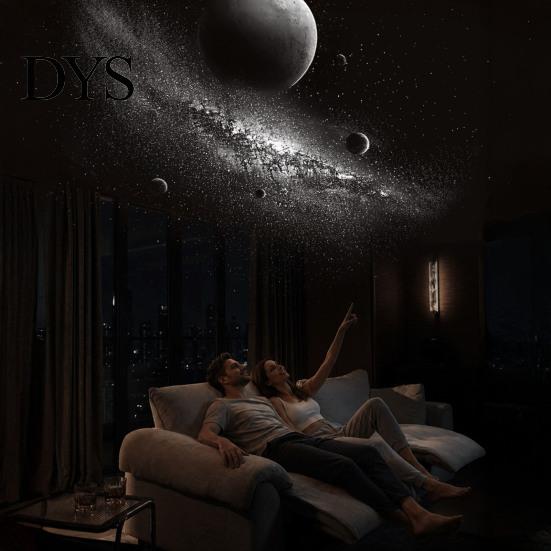 Portable USB Night Lamp 2 in 1 Star Projector Light, Space Nebula with 360 Decorative Interior Lighting Degree Rotating Film, Car Home Bedroom Ambient
