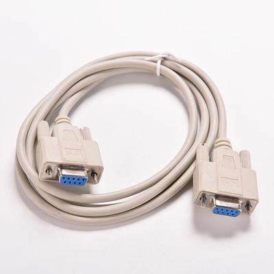 1PC 5ft F/F Serial RS232 Null Modem Cable Female To DB9 FTA Cross Connection 9 Pin COM Data Converter PC Accessory